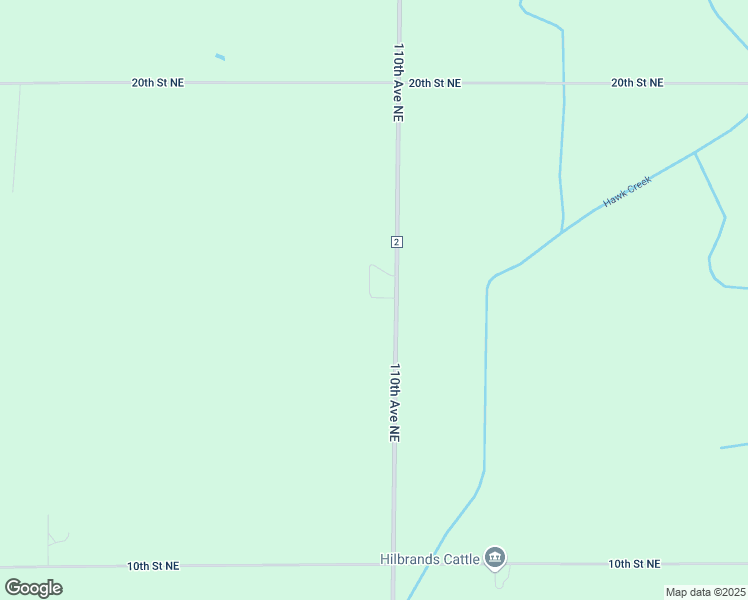 map of restaurants, bars, coffee shops, grocery stores, and more near 1055 110th Avenue Northeast in Clara City