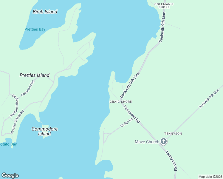 map of restaurants, bars, coffee shops, grocery stores, and more near 128 Loon Lane in Carleton Place