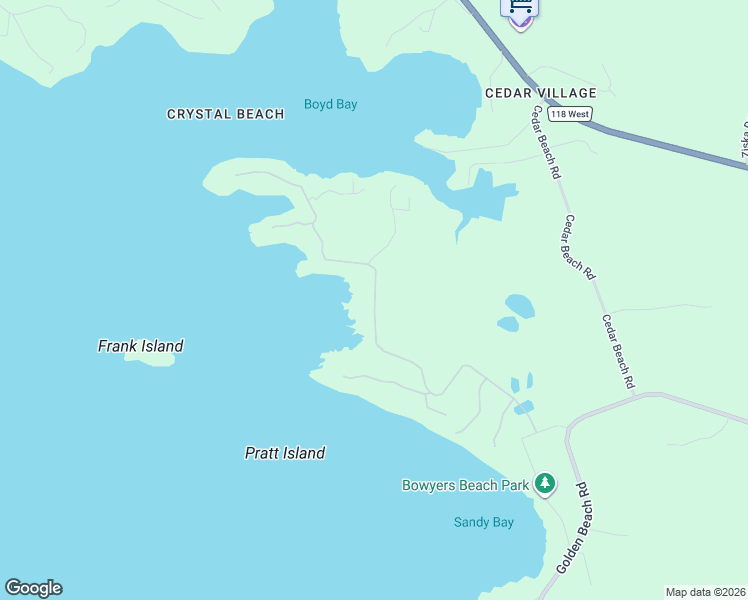 map of restaurants, bars, coffee shops, grocery stores, and more near 1211 Waldmere Road in Bracebridge