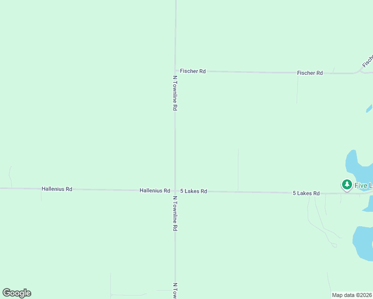 map of restaurants, bars, coffee shops, grocery stores, and more near 1001-1499 North Townline Road in Gaylord