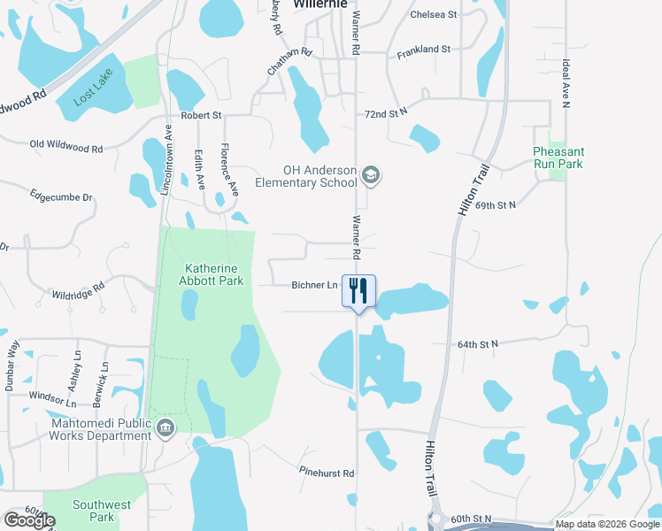 map of restaurants, bars, coffee shops, grocery stores, and more near 144 Talahi Drive in Saint Paul