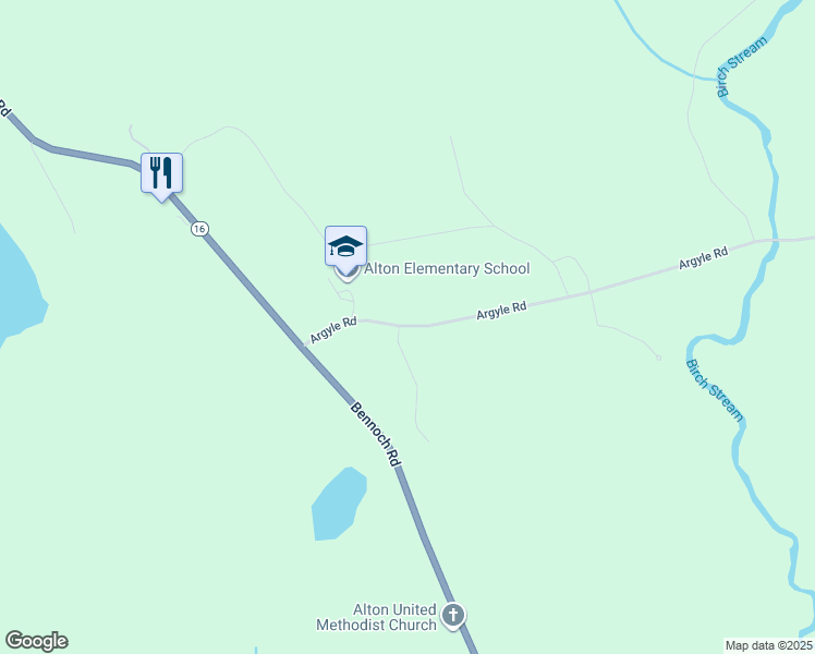 map of restaurants, bars, coffee shops, grocery stores, and more near 22 Ellis Lane in Alton