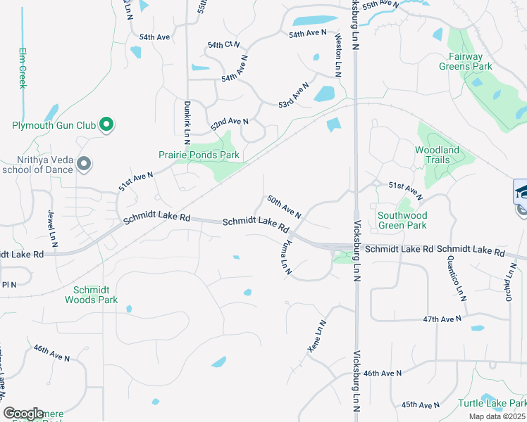 map of restaurants, bars, coffee shops, grocery stores, and more near 4978 Archer Lane North in Plymouth