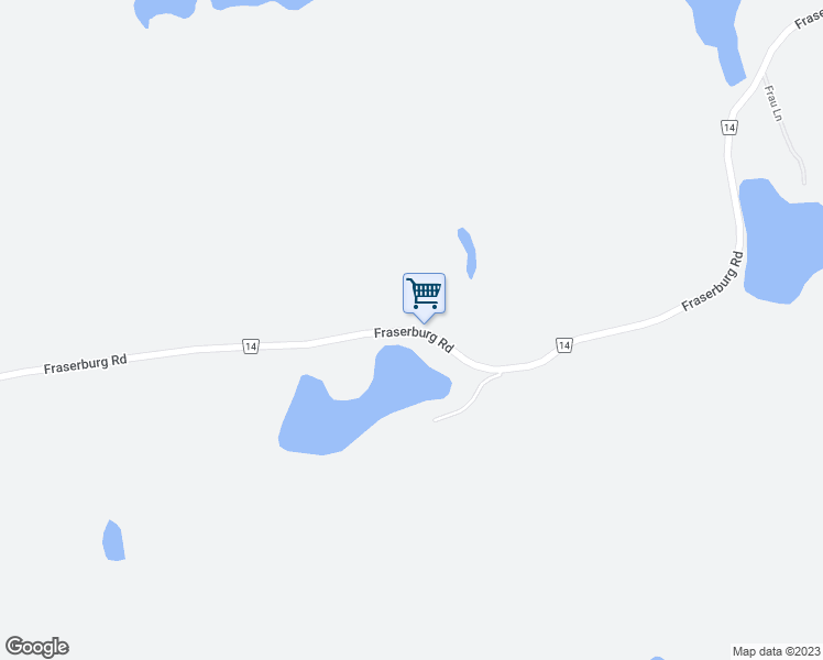 map of restaurants, bars, coffee shops, grocery stores, and more near 1739 Fraserburg Road in Bracebridge