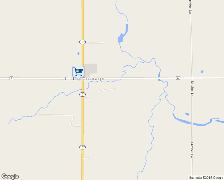 map of restaurants, bars, coffee shops, grocery stores, and more near 16139 County Road A in Marathon City
