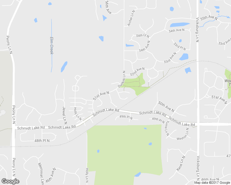 map of restaurants, bars, coffee shops, grocery stores, and more near 5077 Dunkirk Place North in Plymouth