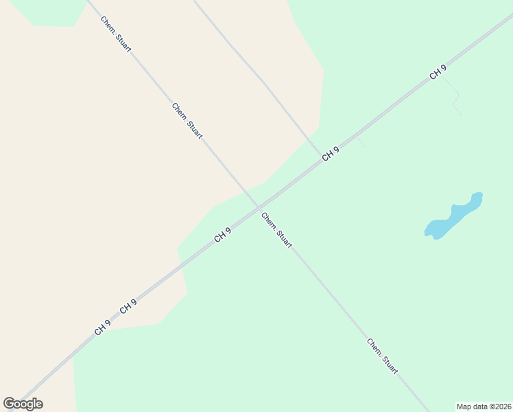 map of restaurants, bars, coffee shops, grocery stores, and more near Chemin Stuart in Montérégie