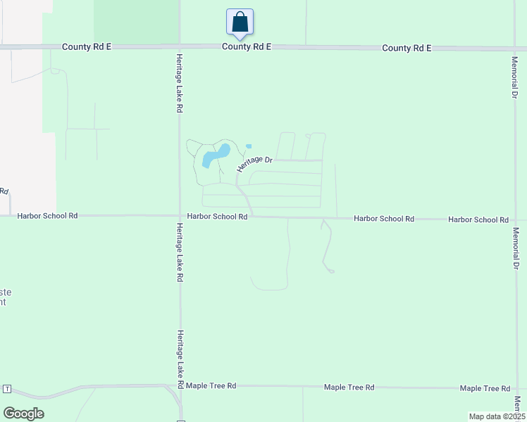 map of restaurants, bars, coffee shops, grocery stores, and more near 7743 Heritage Meadows Road in Egg Harbor