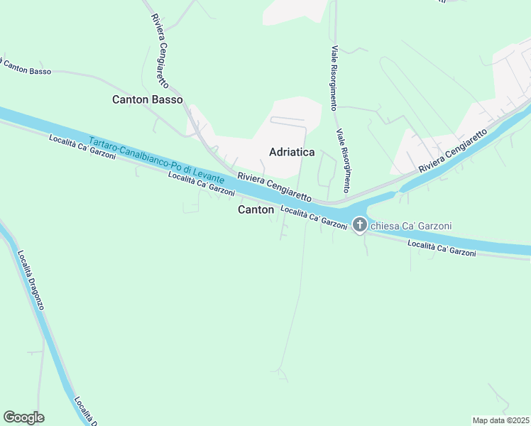 map of restaurants, bars, coffee shops, grocery stores, and more near 37 Località Ca' Garzoni in Canton