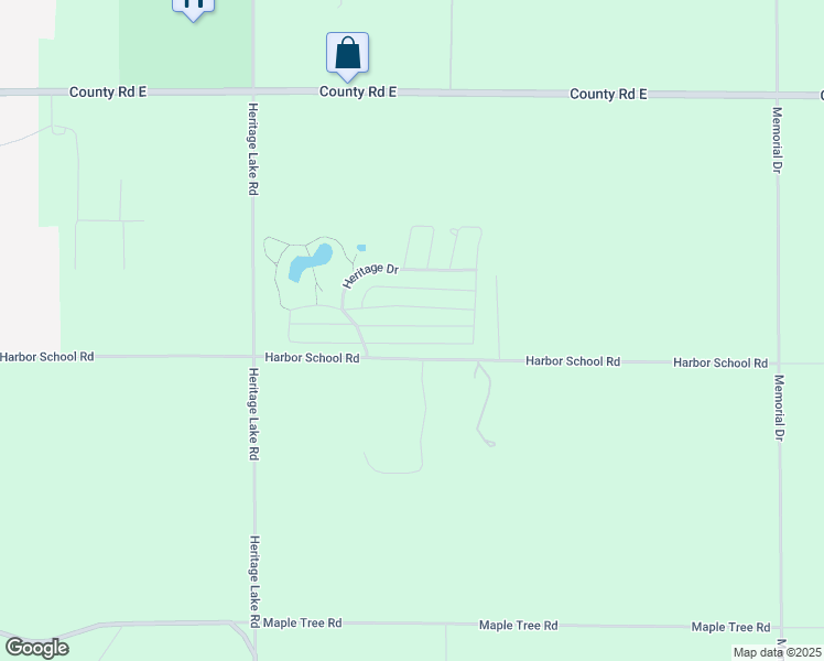 map of restaurants, bars, coffee shops, grocery stores, and more near 7743 Heritage Meadows Road in Egg Harbor