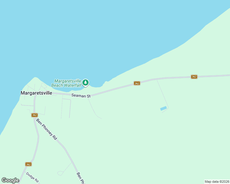 map of restaurants, bars, coffee shops, grocery stores, and more near 168 Seaman Street in Margaretsville