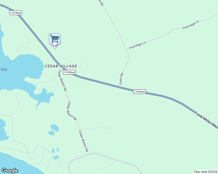 map of restaurants, bars, coffee shops, grocery stores, and more near 1422 Muskoka District Road 118 West in Bracebridge