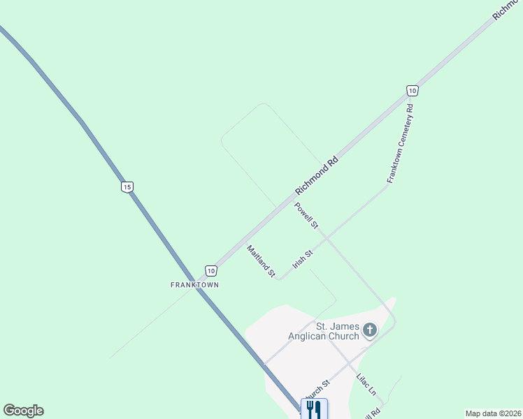 map of restaurants, bars, coffee shops, grocery stores, and more near 2068 Richmond Road in Beckwith