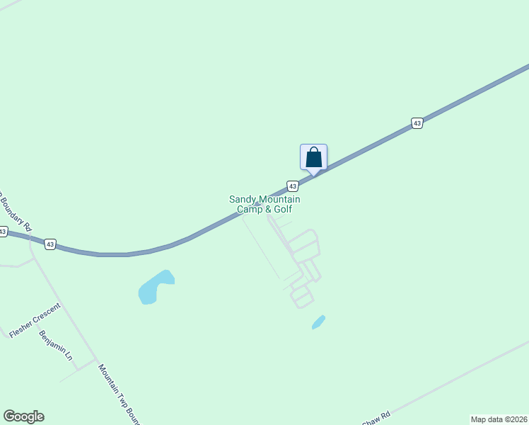 map of restaurants, bars, coffee shops, grocery stores, and more near 10152 County Road 43 in Mountain