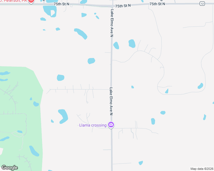 map of restaurants, bars, coffee shops, grocery stores, and more near 10970 69th Street North in Stillwater