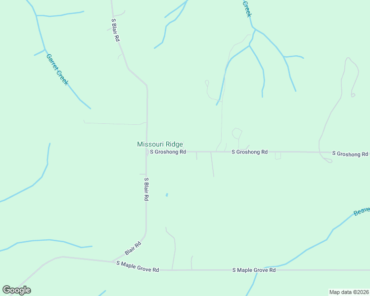 map of restaurants, bars, coffee shops, grocery stores, and more near 12155 South Groshong Road in Molalla