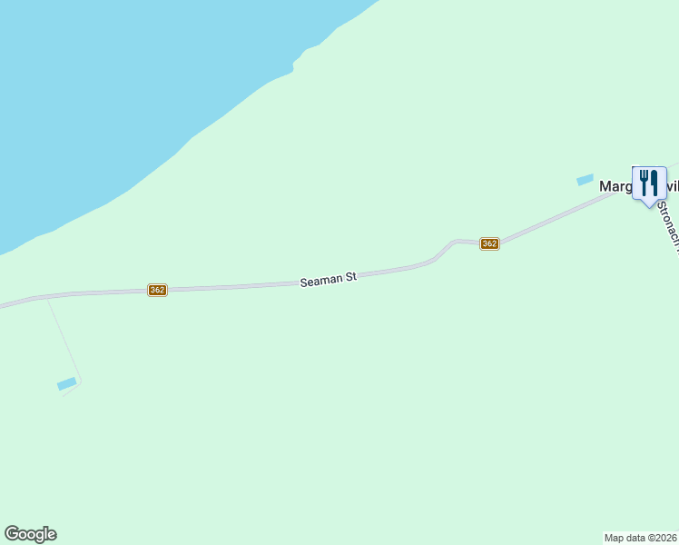 map of restaurants, bars, coffee shops, grocery stores, and more near 472 Seaman Street in Margaretsville