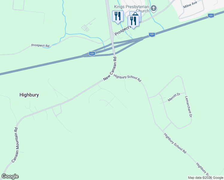 map of restaurants, bars, coffee shops, grocery stores, and more near 31 Falcon Drive in New Minas