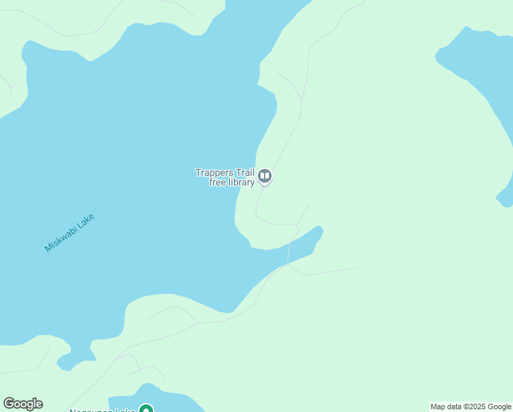 map of restaurants, bars, coffee shops, grocery stores, and more near Trapper's Trail Road in Harcourt