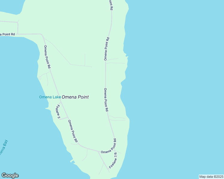 map of restaurants, bars, coffee shops, grocery stores, and more near 4410-4584 Omena Point Road in Northport