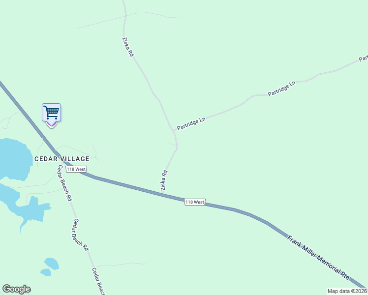 map of restaurants, bars, coffee shops, grocery stores, and more near 1036 Ziska Road in Bracebridge