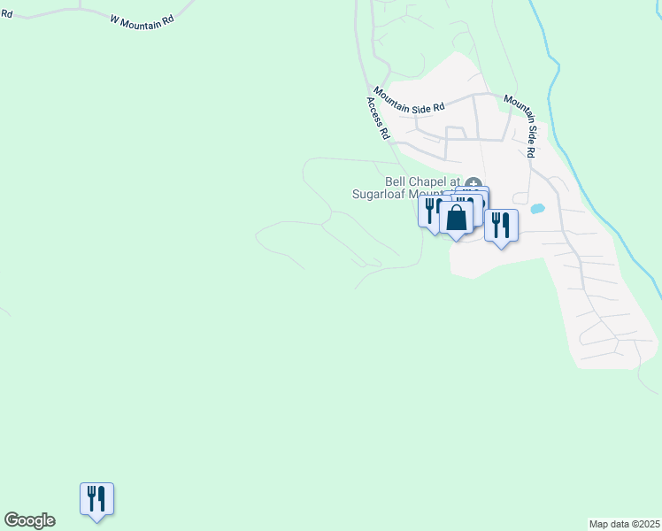 map of restaurants, bars, coffee shops, grocery stores, and more near Bucksaw Drive in Carrabassett Valley