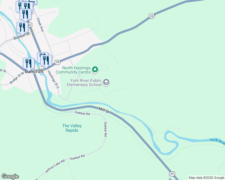 map of restaurants, bars, coffee shops, grocery stores, and more near 9 Williams Drive in BANC