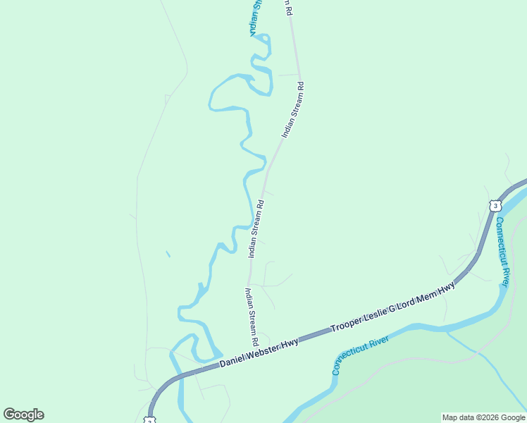 map of restaurants, bars, coffee shops, grocery stores, and more near Indian Stream Road in Pittsburg