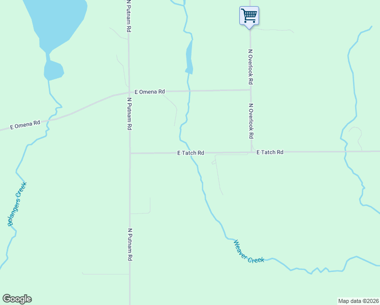 map of restaurants, bars, coffee shops, grocery stores, and more near 11901 East Tatch Road in Northport