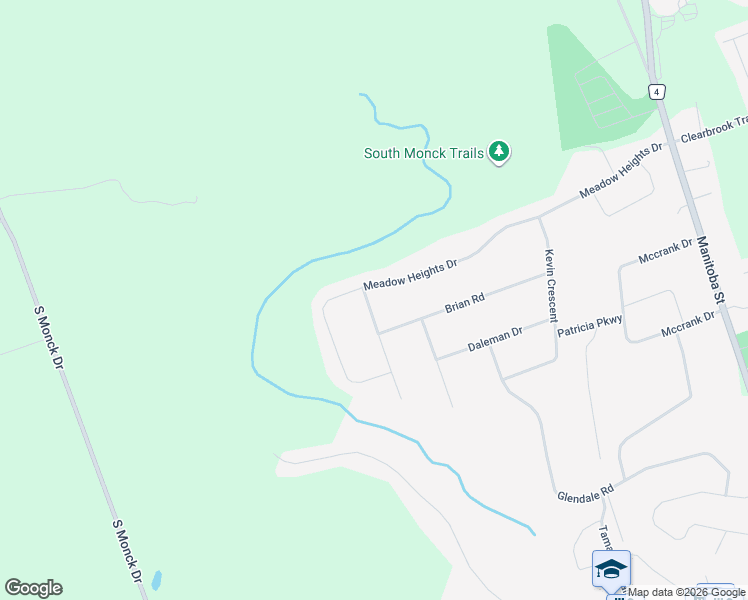 map of restaurants, bars, coffee shops, grocery stores, and more near 81 Meadow Heights Drive in Bracebridge