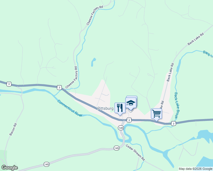 map of restaurants, bars, coffee shops, grocery stores, and more near 36 Dalton Road in Pittsburg