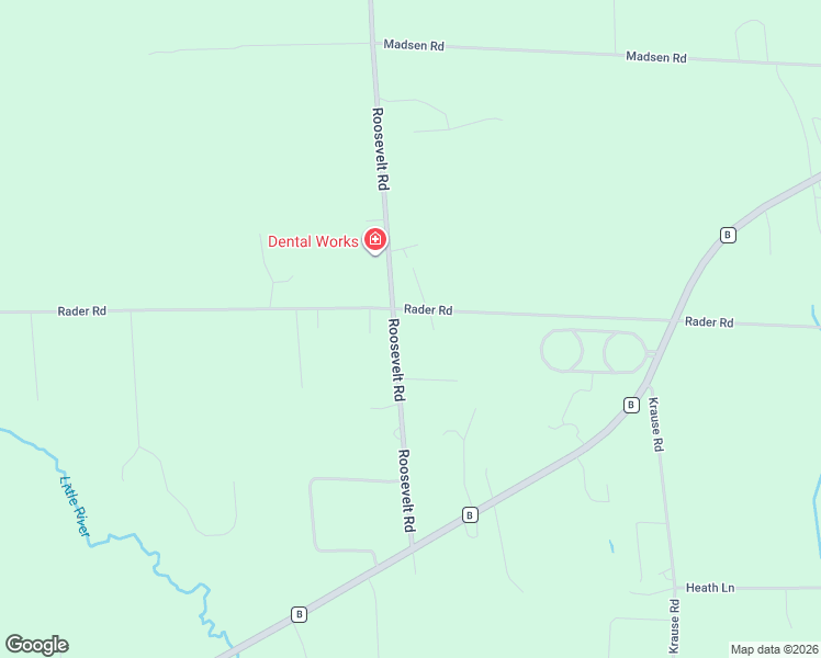 map of restaurants, bars, coffee shops, grocery stores, and more near 2656 Roosevelt Road in Marinette