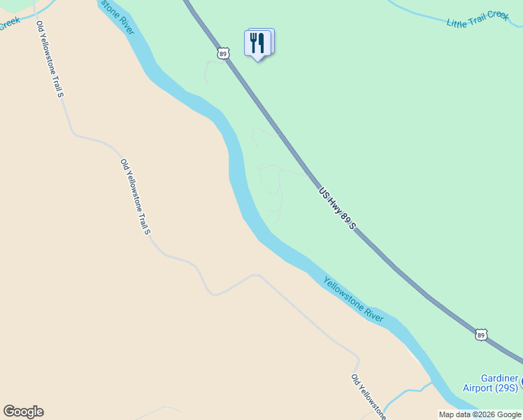 map of restaurants, bars, coffee shops, grocery stores, and more near 7 Riverview Drive in Gardiner