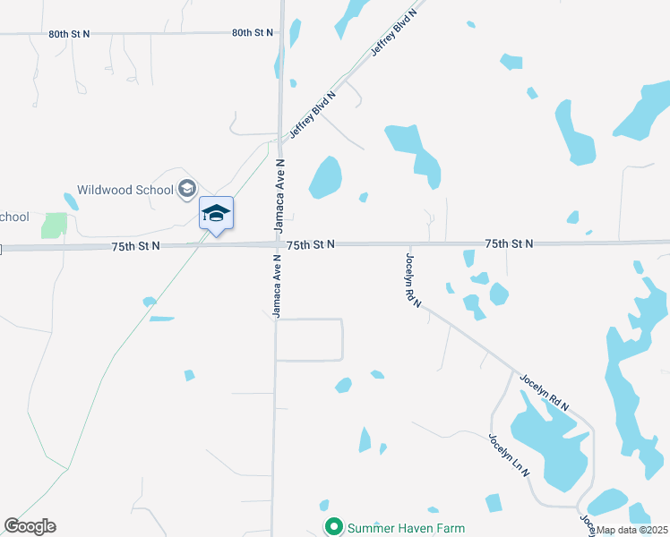 map of restaurants, bars, coffee shops, grocery stores, and more near 9131 75th Street North in Stillwater