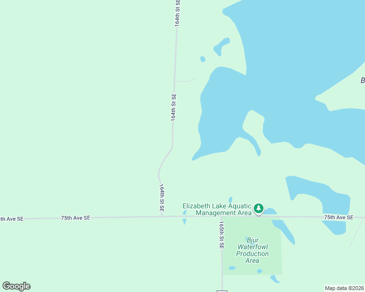 map of restaurants, bars, coffee shops, grocery stores, and more near 6997 164th Street Southeast in Atwater