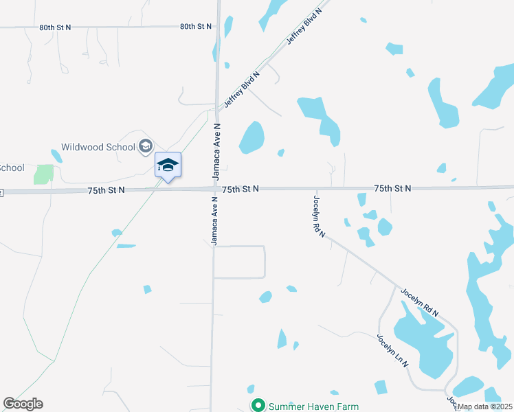 map of restaurants, bars, coffee shops, grocery stores, and more near 9131 75th Street North in Stillwater