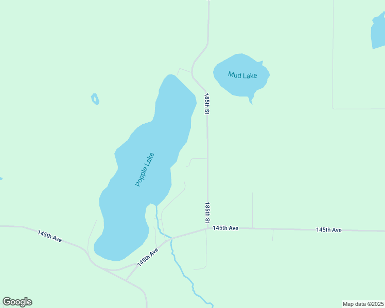 map of restaurants, bars, coffee shops, grocery stores, and more near 14790 185th Street in Jim Falls