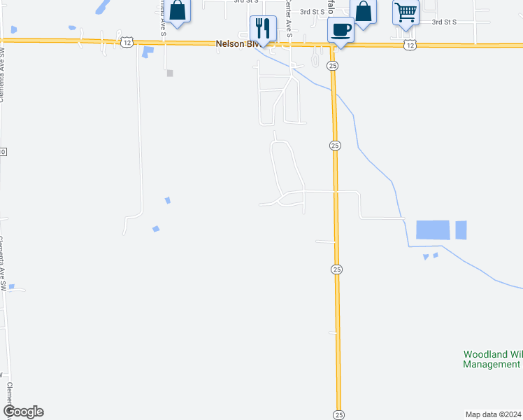 map of restaurants, bars, coffee shops, grocery stores, and more near 302 7th Street South in Montrose