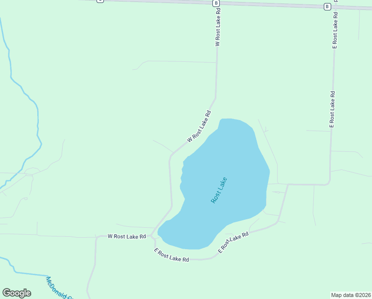 map of restaurants, bars, coffee shops, grocery stores, and more near 10674 West Rost Lake Road in Coleman