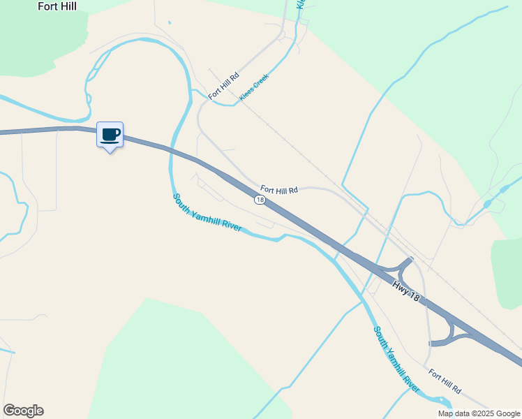 map of restaurants, bars, coffee shops, grocery stores, and more near 25591 Yamhill River Road in Willamina
