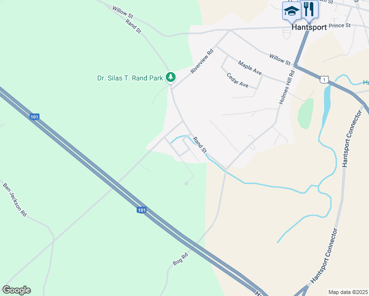 map of restaurants, bars, coffee shops, grocery stores, and more near 10 Faulkner Drive in Hantsport