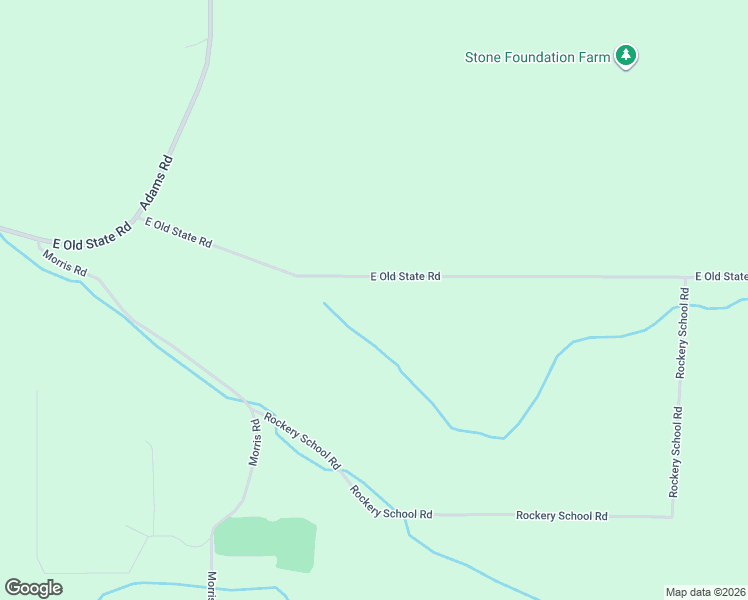 map of restaurants, bars, coffee shops, grocery stores, and more near 4483-5485 East Old State Road in East Jordan