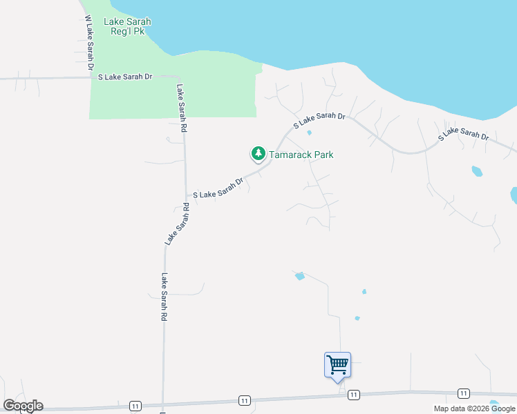map of restaurants, bars, coffee shops, grocery stores, and more near 4745 South Lake Sarah Drive in Maple Plain