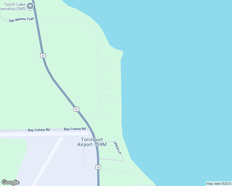 map of restaurants, bars, coffee shops, grocery stores, and more near 1748 Moulton Road in Kewadin