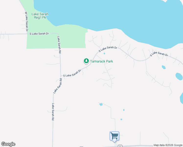 map of restaurants, bars, coffee shops, grocery stores, and more near 4745 South Lake Sarah Drive in Maple Plain