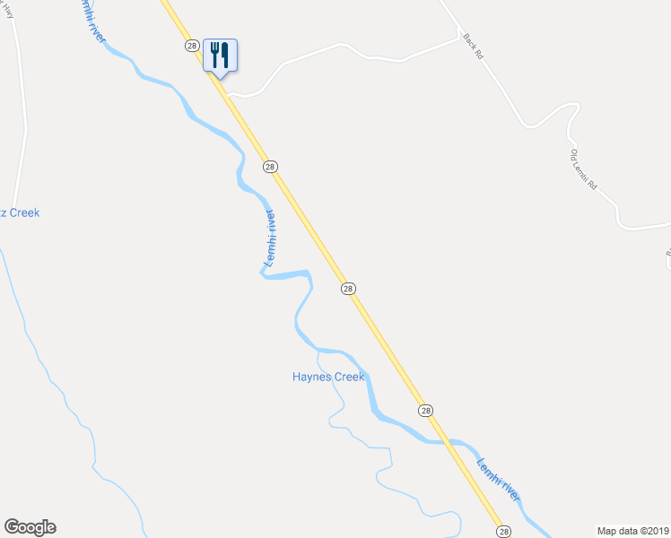 map of restaurants, bars, coffee shops, grocery stores, and more near Idaho 28 in Salmon