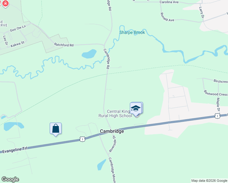 map of restaurants, bars, coffee shops, grocery stores, and more near 746 Cambridge Road in Cambridge