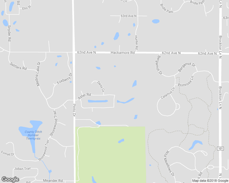 map of restaurants, bars, coffee shops, grocery stores, and more near 664 Aster Road in Medina