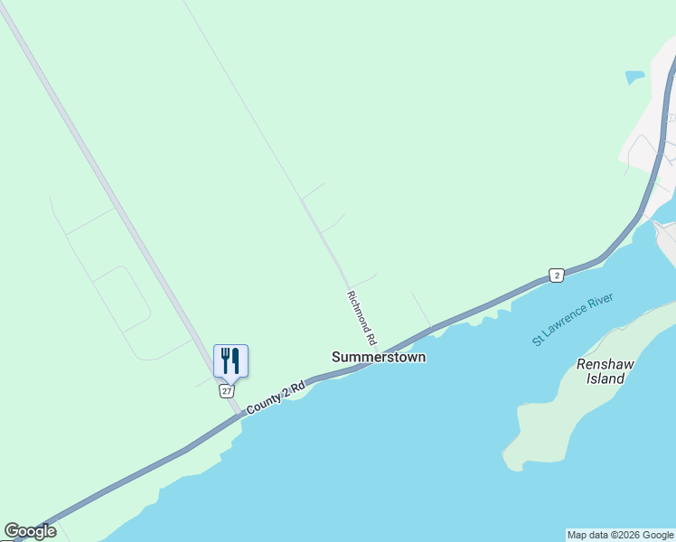 map of restaurants, bars, coffee shops, grocery stores, and more near 6878 Richmond Road in Summerstown