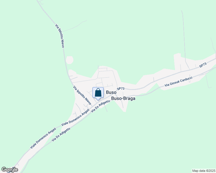 map of restaurants, bars, coffee shops, grocery stores, and more near Via Comboni in Buso